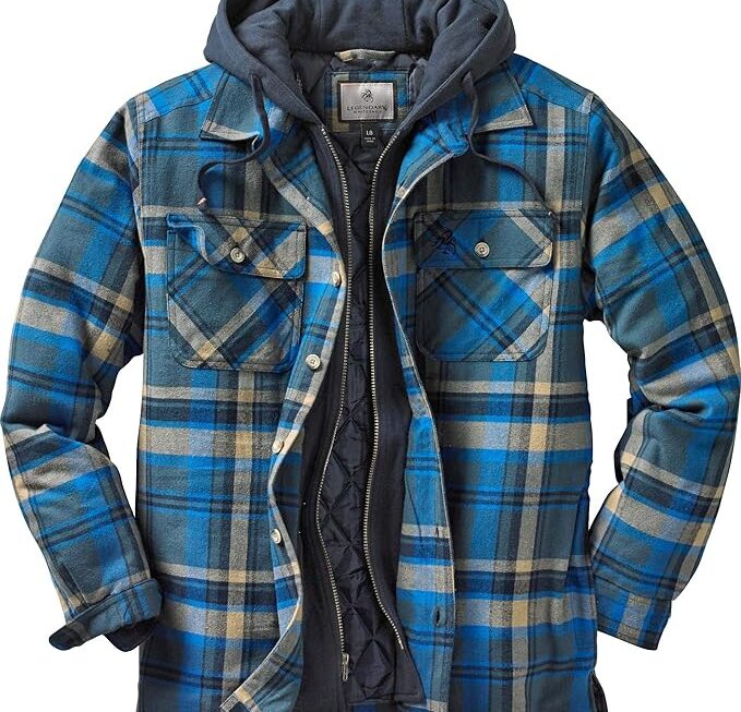 Legendary Whitetails Hooded Shirt Jacket: Men’s Essential for Comfort and Style