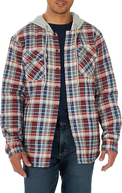 Best Mens Plaid Shirt Jacket with Hood: Wrangler Authentics – Warmth, Style, and Comfort